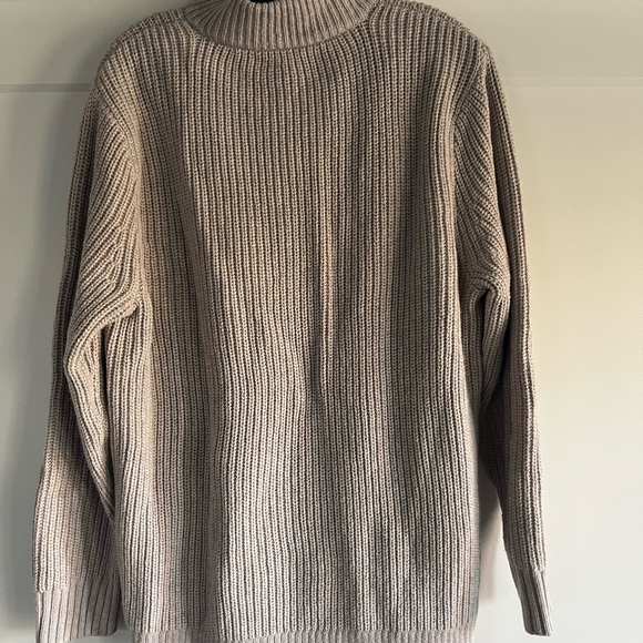 Madewell Button Up Mockneck Sweater - Picture 4 of 5